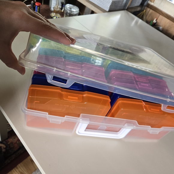 Colorful Storage Box with Compartments - Picture 4 of 8